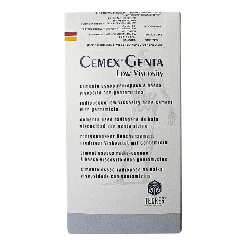 Kit Cemento Cemex Genta Baja Viscocidad 40 Gr