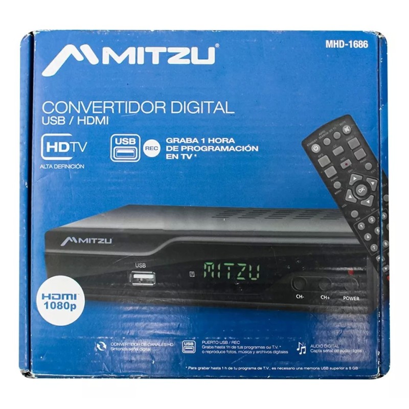 "Convertidor Digital Usb/hdmi Mitzu Mhd-1686 "