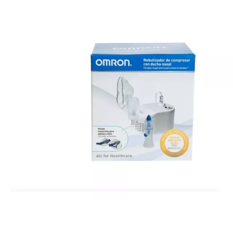 Nebulizador De Compresor Con Ducha Nasal Omron Ne-c101n